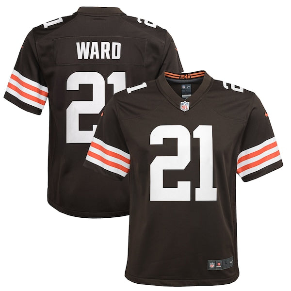 Denzel Ward Cleveland Browns Nike Youth Game Jersey - Brown