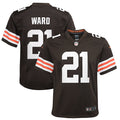 Denzel Ward Cleveland Browns Nike Youth Game Jersey - Brown