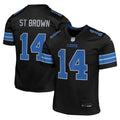 Amon-Ra St. Brown Detroit Lions Nike Youth Alternate Player Game Jersey - Black