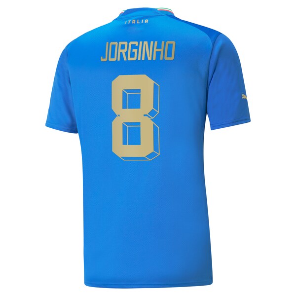 Jorginho Italy National Team Puma 2022/23 Home Replica Player Jersey - Blue
