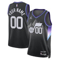 Utah Jazz Jordan Brand Unisex 2024/25 Custom Swingman Jersey - Statement Edition - Black
