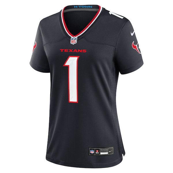 Houston Texans Nike Women's #1 Mom Game Jersey - Navy