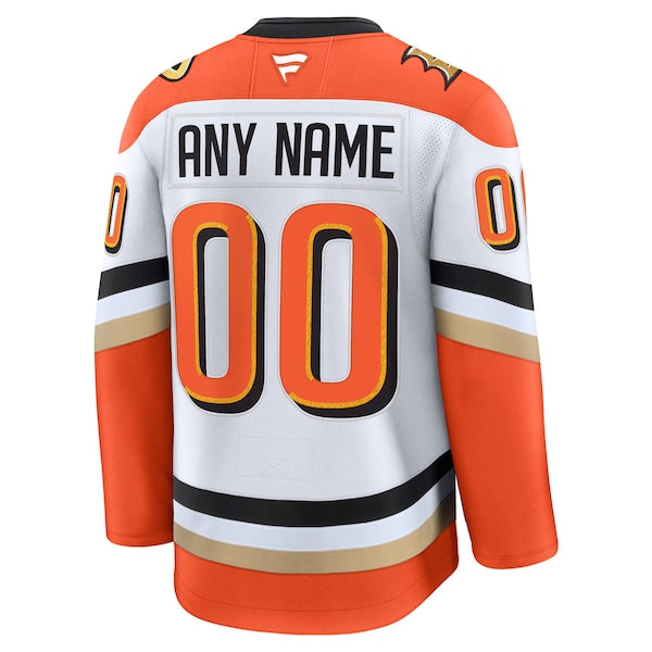 Anaheim Ducks  Away Premium Custom Jersey - White