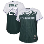Kris Bryant Colorado Rockies Nike Youth 2022 City Connect Replica Player Jersey - Green