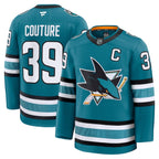 Logan Couture San Jose Sharks  Home Premium Jersey - Teal/Black