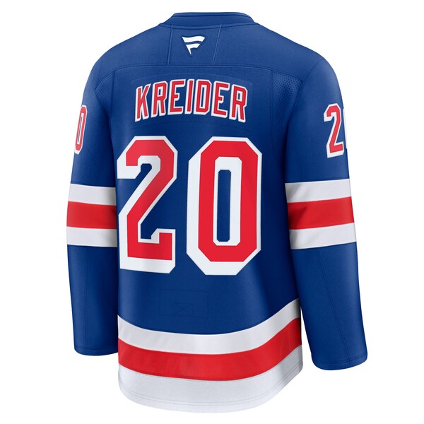 Chris Kreider New York Rangers  Home Premium Jersey - Blue