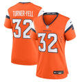 Delarrin Turner-Yell Denver Broncos Nike Women's Team Game Jersey -  Orange