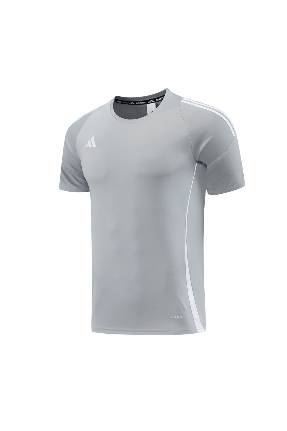 Adidas Short Sleeve Training Jersey Set - AD07- Light Gray