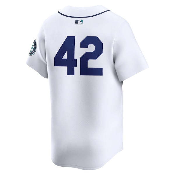 Seattle Mariners Nike 2024 Jackie Robinson Day Home Limited Jersey – White