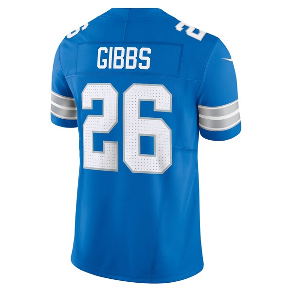 Jahmyr Gibbs Detroit Lions Nike Vapor F.U.S.E. Limited Jersey - Blue/White