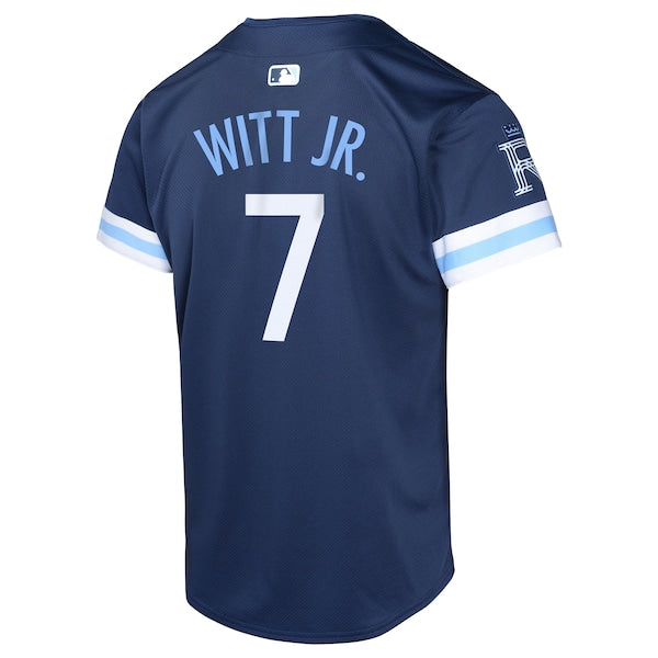 Bobby Witt Jr. Kansas City Royals Nike Youth City Connect Limited Player Jersey - Navy