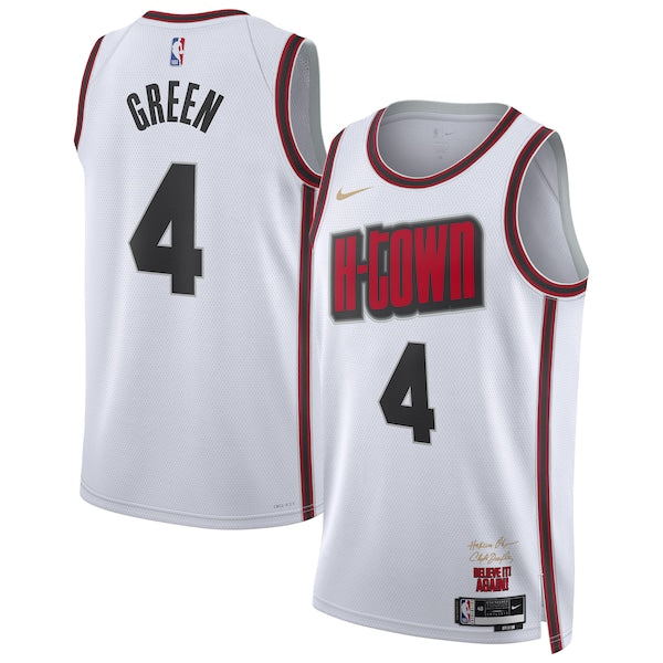 Jalen Green Houston Rockets Nike Unisex 2024/25 Swingman Player Jersey - City Edition - White