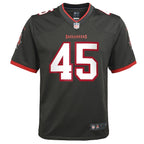 Devin White Tampa Bay Buccaneers Nike Youth Game Jersey - Pewter/Orange/Red