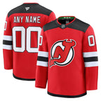 New Jersey Devils  Home Premium Custom Jersey - Red/Black/White