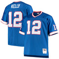Jim Kelly Buffalo Bills Big & Tall 1990 Retired Player Replica Jersey - Royal