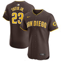Fernando Tatis Jr. San Diego Padres Nike Road Elite Player Jersey - Brown