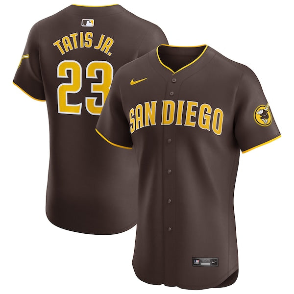 Fernando Tatis Jr. San Diego Padres Nike Road Elite Player Jersey - Brown