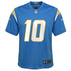 Justin Herbert Los Angeles Chargers Nike Youth Game Jersey - Powder Blue/Navy/Royal/White