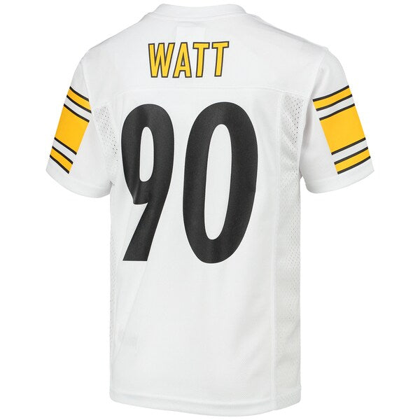 T.J. Watt Pittsburgh Steelers Youth Replica Player Jersey - White