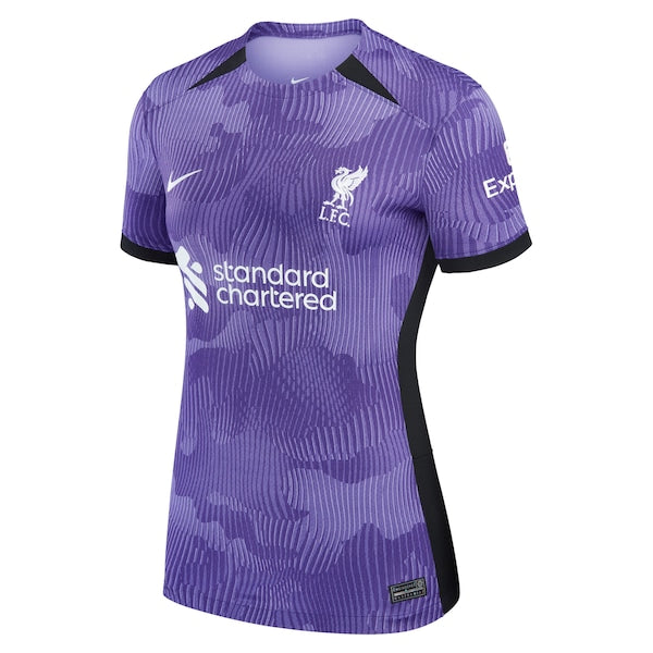 Luis Diaz Liverpool Nike Women's 2023/24 Third Stadium Replica Player Jersey - Purple