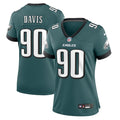 Jordan Davis Philadelphia Eagles Nike Women's Team Game Jersey - Midnight Green