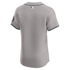 Houston Astros Nike Road Vapor Premier Elite Patch Jersey - Gray