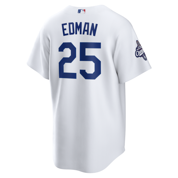 Tommy Edman Los Angeles Dodgers Nike 2025 World Series Champions Home Replica Jersey - White