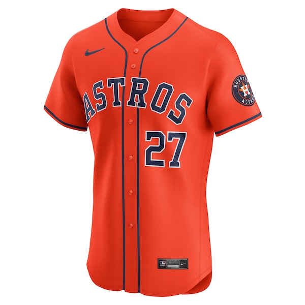 Jose Altuve Houston Astros Nike Alternate Elite Player Jersey - Orange/Navy