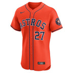 Jose Altuve Houston Astros Nike Alternate Elite Player Jersey - Orange/Navy