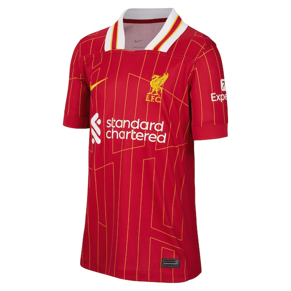 Liverpool Nike Youth 2024/25 Home Custom Replica Jersey - Red