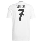Vini Jr. Los Merengues adidas Youth 2024/25 Home Replica Player Jersey - White