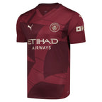 Kevin De Bruyne Manchester City Puma 2024/25 Third Replica Player Jersey - Burgundy
