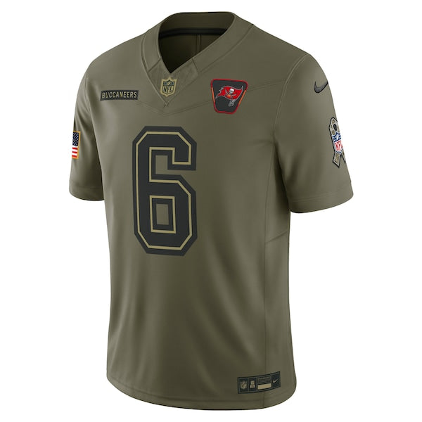 Baker Mayfield Tampa Bay Buccaneers Nike 2025 Salute to Service Limited Jersey - Olive