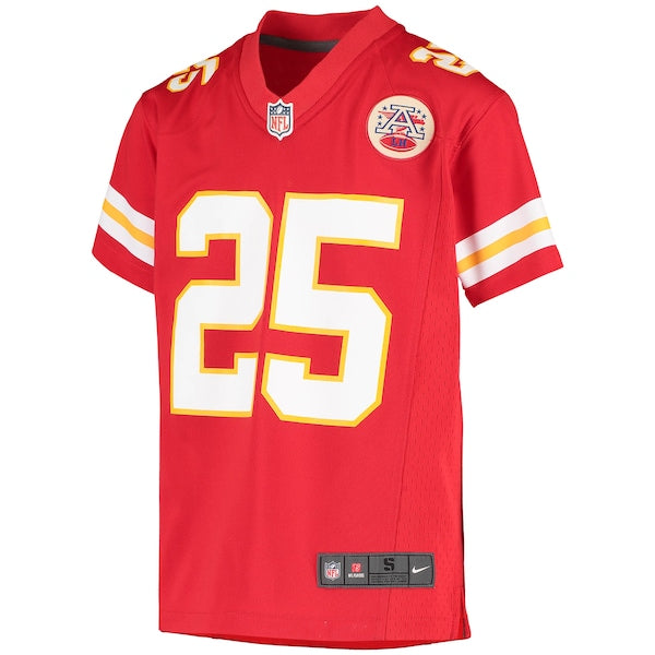 Clyde Edwards-Helaire Kansas City Chiefs Nike Youth Game Jersey - Red/White