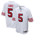 Trey Lance San Francisco 49ers Nike Alternate Game Jersey - White/Scarlet