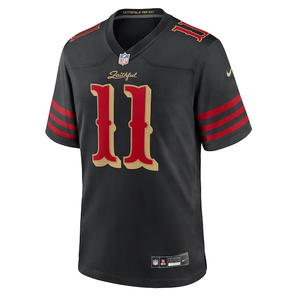 Brandon Aiyuk San Francisco 49ers Nike 2025 Rivalries Collection Game Jersey - Black