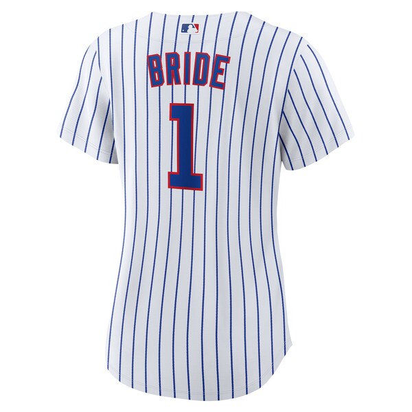 Chicago Cubs Nike Women's #1 Bride Home Replica Jersey - White