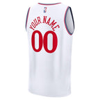 LA Clippers  Fast Break Custom Jersey - Association Edition - White/Navy/Red