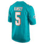 Jalen Ramsey Miami Dolphins Nike Team Color Game Jersey - Aqua Youth M