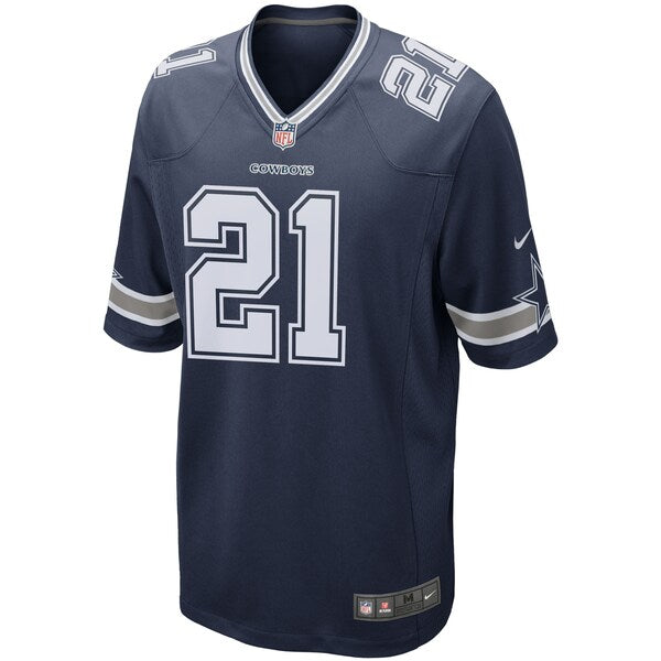 Ezekiel Elliott Dallas Cowboys Nike Game Team Jersey - Navy/White