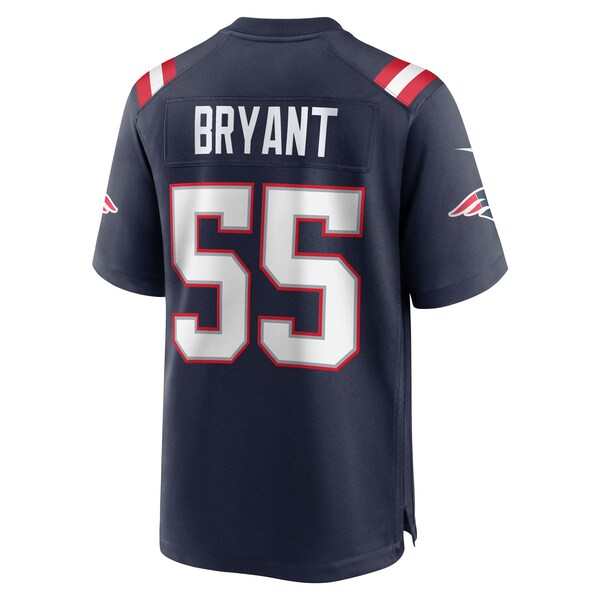 Marcus Bryant New England Patriots Nike Team Game Jersey -  Navy