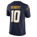 Justin Herbert Los Angeles Chargers Nike Vapor F.U.S.E. Limited Jersey - Navy/Powder Blue/Royal/White
