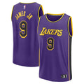 Bronny James Los Angeles Lakers  Fast Break Replica Player Jersey - Statement Edition - Purple