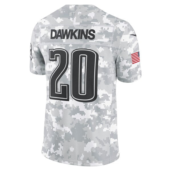 Brian Dawkins Philadelphia Eagles Nike 2024 Salute to Service Retired Player Limited Jersey - Arctic Camo