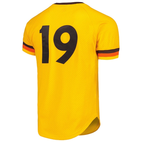 Tony Gwynn San Diego Padres 1982 Authentic Cooperstown Collection Mesh Batting Practice Jersey - Gold