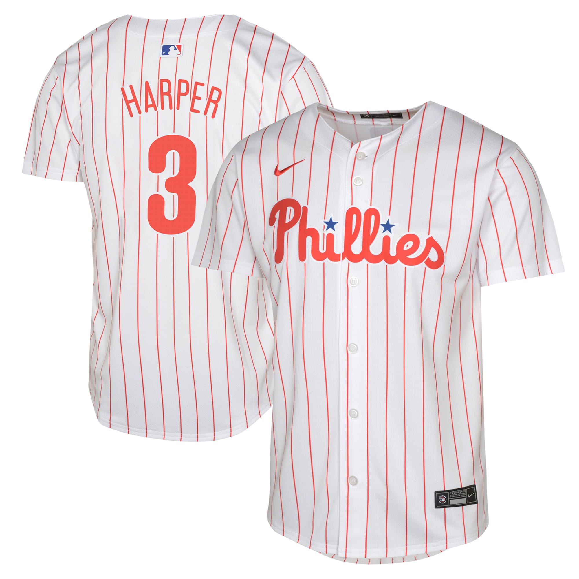 Bryce Harper Philadelphia Phillies Nike Youth Alternate Limited Player Jersey - Light Blue/White/Cream