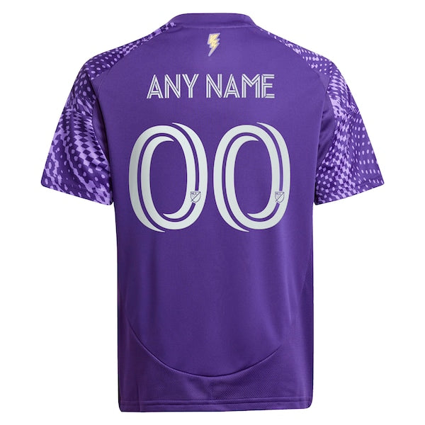 Orlando City SC adidas Youth 2025 Perfect Storm Replica Custom Jersey - Purple
