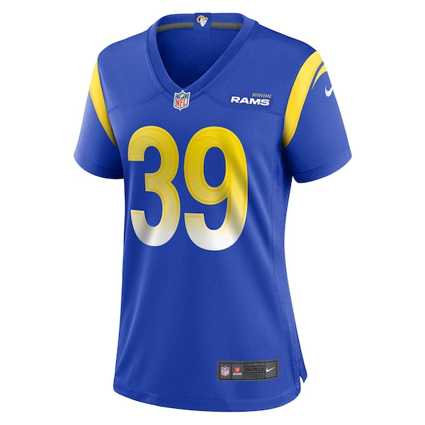 Jaylen McCollough Los Angeles Rams Nike Women's Game Jersey -  Royal