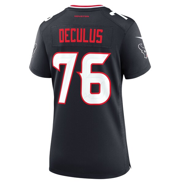 Austin Deculus Houston Texans Nike Women's Team Game Jersey -  Navy