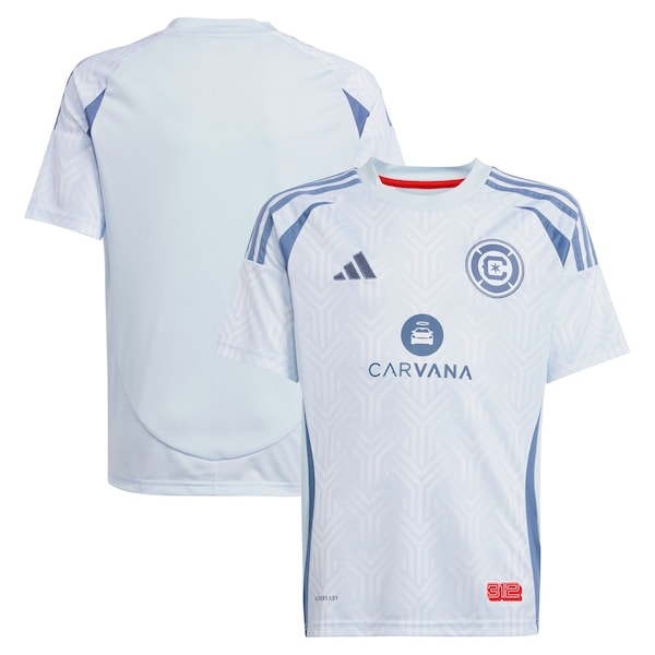 Chicago Fire adidas Youth 2025 The Municipal Kit Replica Jersey - Light Blue